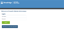 Tablet Screenshot of admin.emeraldconnect.com